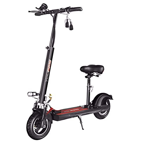 Electric Scooter : CHNG Portable Folding E-Scooter - Electric Scooter for Adult, 500W Motor, with Led Light and Display, Max speed 55 km / h, Lightweight Electric Kick Scooters for Adult and Teens