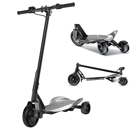 Electric Scooter : CXYDP Lightweight Folding Electric Scooter Adult 350W Motor Max To 25KM Running Distance, with LCD Display And Super Shockproof 8 Inches Tire