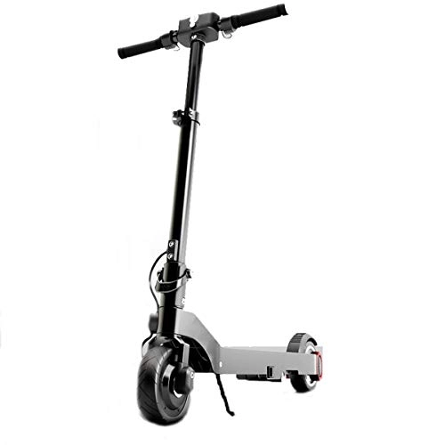 Electric Scooter : Dapang Foldable Lightweight Electric Scooter, 1-3 real-time speed regulation, Top Speed of 25 MPH, 250W 36V Waterproof E-Bike - Black, Black