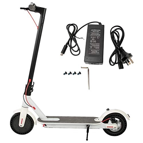 Electric Scooter : DAUERHAFT Anti-Slip Foldable Design Adult Electric Scooter, for Adult with Lcd(British regulations (110V-240V))