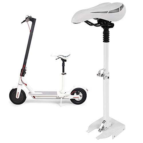 Electric Scooter : Demeras PU Electric Scooter Seat Saddle Compatible with compatible with XIAOMI M365, Adjustable Shock-Absorbing Folding Seat Saddle for Adult