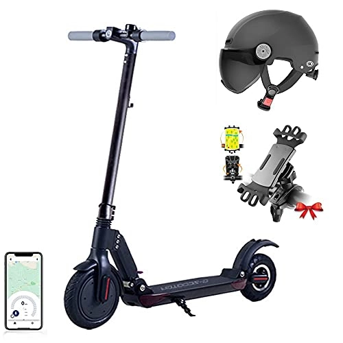Electric Scooter : DODOBD Electric Scooter Adult 350W Endurance 30km Fast Speed 25Km / h, Folding E-scooter with 8.5 Inch Solid Tires, Foldable Motorised Commuter Scooters with App Control for adults Teens