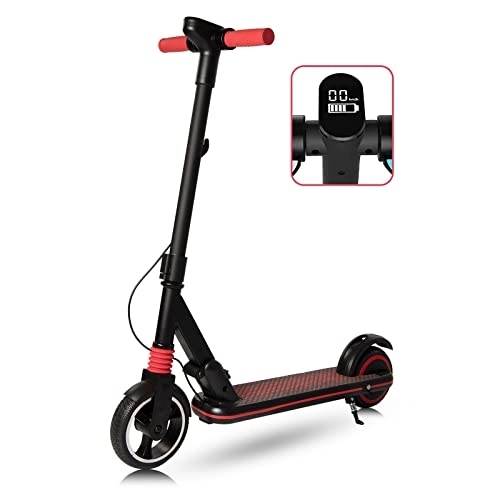 Electric Scooter : E-RIDES Electric Scooter, 6.5'' Foldable Electric Scooter for Kids Ages 8-12, Kids Electric Scooters Max 8.7Mph, 3-5 Miles of Range, Electric Scooter Kids LED Display, E Scooter for Kids 6-12 Ages (BLACK)