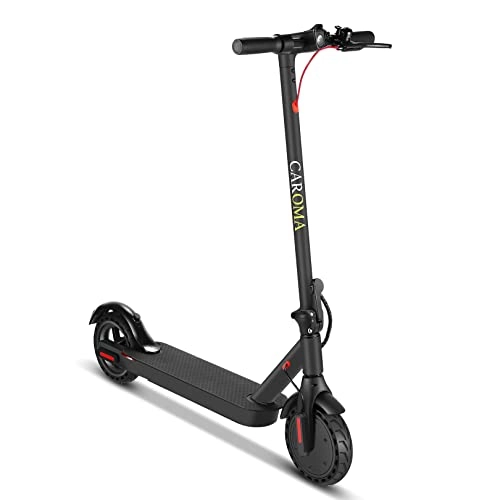 Electric Scooter : E Scooter, E Scooter, Foldable for Adults, 270 Wh Electric Scooter, Up to 25 km Range, 8.5 Inch Solid Tyres, Aluminium Alloy Electric Scooter, with Headlight, Brake Light, Bells, Handbrake