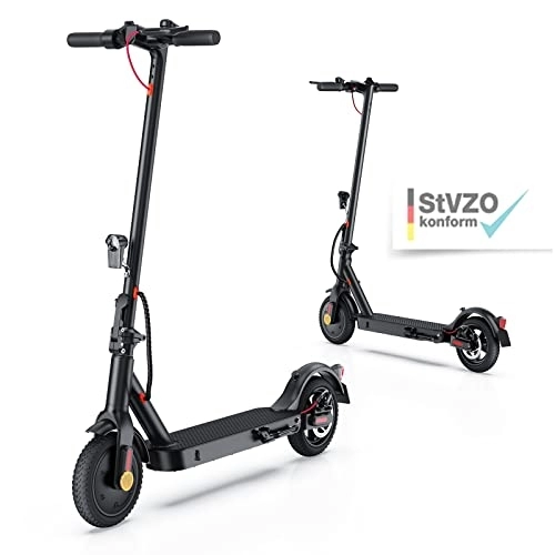 Electric Scooter : E Scooter with Road Legal up to 120 kg, APP E9 Electric Scooter 350 W Motor Max 30 km Range 20 km / h ABE Electric Scooter 8.5 Inch Honeycomb Tyres Electric Scooter Foldable E Scooter for Commuting