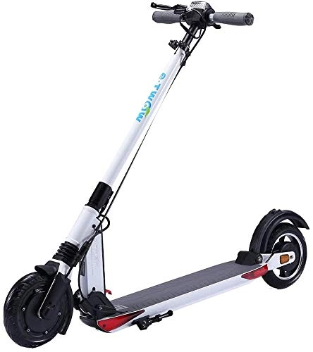 Electric Scooter : E-twow Booster GT 2020 Smart Edition Electric scooter with Pack Security | Helmet + Strap & Carrying Handle + Safety Mask | White
