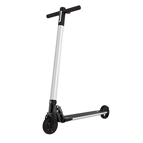 Electric Scooter : Eariy electric scooter, foldable portable electric scooter, max. speed 25 km / h, 3 wheel folding scooter for adults, teenagers and children., White