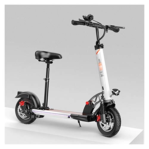 Electric Scooter : Electric Kick Scooter Easy To Carry Li-Ion Battery Fast E-scooter Folding 10" Wheels Up To 50-60 KM Long Range 40KM / H
