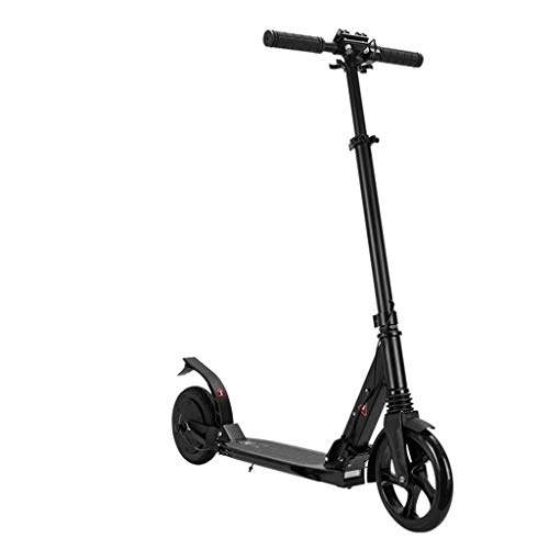 Electric Scooter : Electric Power-Assisted Scooter Portable 2-Wheel Folding Electric Car Front and Rear Double Disc Brakes Hidden Shock Absorption Design Suitable for Adults