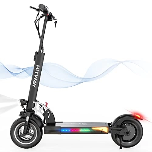 Electric Scooter : Electric Scooter 10" for Adults, Folding Scooter with Powerful Motor 800W, Maximum Speed 40-43km / h, Three Speed Modes with LCD Screen for Adults