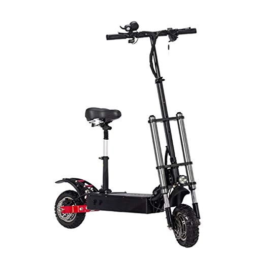 Electric Scooter : Electric Scooter 10" Pneumatic Tires up to 70 KM / H Long Range 100KM Portable Folding Commuting Scooter for Teens Adults