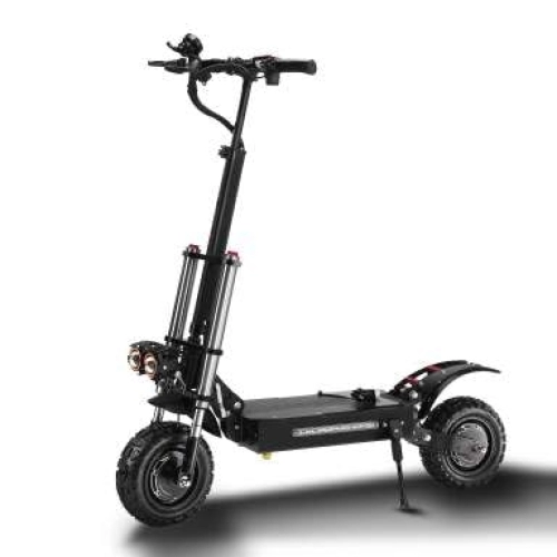 Electric Scooter : Electric Scooter, 11 Inch Adult E-Scooter 60v35Ah Dual Motor Foldable Off-Road Electric Scooter with LED Lights and Hydraulic Brake