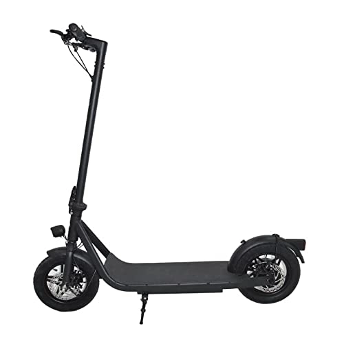 Electric Scooter : Electric Scooter 12” for Adult, 35km Long Range, Max Speed 25km / h, 3 Speed Settings, 12 Inches Tires, Portable and Folding Adult E Scooter , 350W Brushless Motor, Max loading 120kg, Black