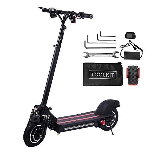 Electric Scooter : Electric Scooter, 1200W brushless Motor Folding E Scooter for Adult, aviation grade aluminum alloy, Max Speed 45km / h, LCD Display, with 6 Protection Functions 45km Long Range Electric Kick Scooter