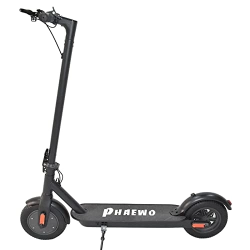 Electric Scooter : Electric Scooter, 25km Long Range, Max Speed 25 km / h, 3 Speed Settings, 10” Tires Foldbale Adult E Scooter , 350W Brushless Motor, Max loading 120kg, Black