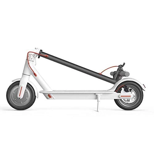 Electric Scooter : Electric Scooter, 28km Long-Range Battery, 8.5" Air Filled Tires - 25 KPH, Easy Fold-n-Carry Design, Ultra-Lightweight Adult Electric Scooter, White