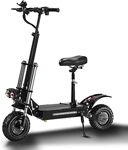 Electric Scooter : Electric Scooter 5400W Max speed 85 km / h Load 400kg For Adults / Teenagers Lightweight Adjustable Folding Adult Kick City Scooter Commuter Tire Off-road Scooter