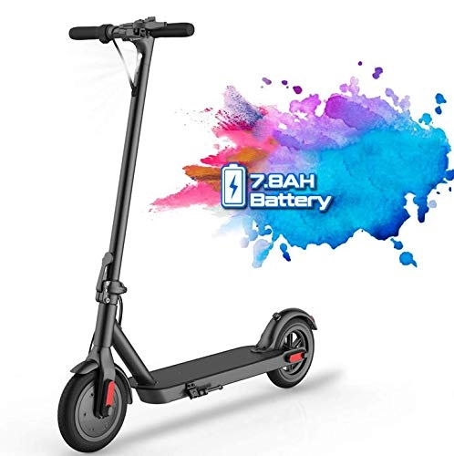 Electric Scooter : Electric Scooter adult, E-Scooter Fast Up to 25 km / h, 40km-45 km Long-Range, 8.5 inch tires, Portable and Folding E-Scooter for Adults and Teenagers, Black