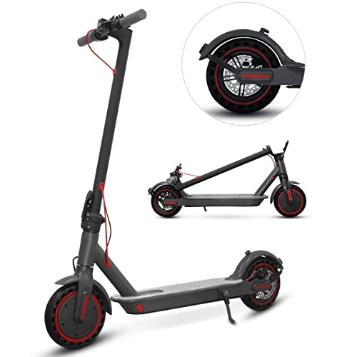 Electric Scooter : Electric Scooter Adult, Foldable Scooter Electric for Adults with Powerful 350W Motor, 25km / h, 8.5 Inch Tires, LED Display, 3 Speed Modes, E-scooter Commuter for Adults