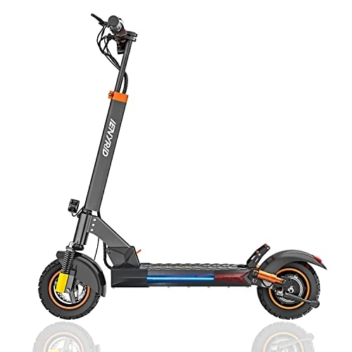 Electric Scooter : Electric Scooter Adult, IENYRID M4 Pro S+ E Scooter 50 km Long Range, 3 Speed Mode Adjustable, LCD Display Double Braking System, Foldable and Portable