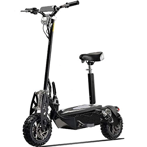 Electric Scooter : Electric Scooter Adult Mini Electric Tricycle Folding Lithium Battery Battery Car High-power Off-road Vehicle 2000W High Large Horsepower Large Load 150KG Black-60V