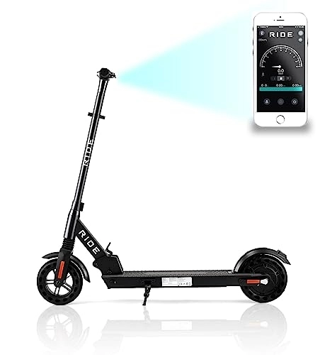 Electric Scooter : Electric Scooter Adults Fast 25km / h, RIDE GB Portable E Scooter with APP Control, 25km Long Range, 350W Motor, 8.0'' Maintenance Free Tyres, Electric Scooters for Adults & Teens, height adjustable
