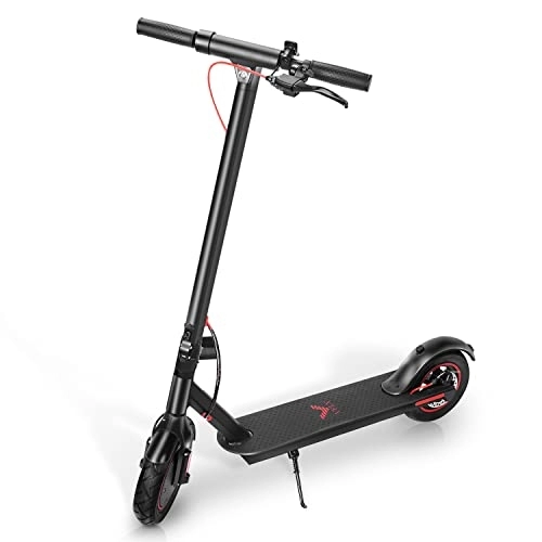 Electric Scooter : Electric Scooter Adults, Foldable Electric Scooter Electronic Horn LCD Screen, 10 Inch Off-Road Pneumatic Tires, Adult Electric Scooter