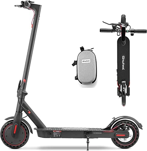 Electric Scooter : Electric Scooter Adults isinwheel Foldable Electric Scooter with App Control, 25km Long Range, 350W Motor, Fast 25km / h, 8.5-inch Solid Tires, LED Display E-scooter for Adults & Teens Load 264lbs