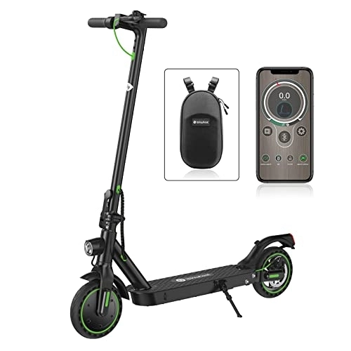 Electric Scooter : Electric Scooter Adults isinwheel Foldable Electric Scooter with Shock Absorber, App Control, 25km Long Range, 350W Motor, Fast 25km / h, 8.5'' Solid Tires, LED Display E-scooter for Adults Load 264lbs