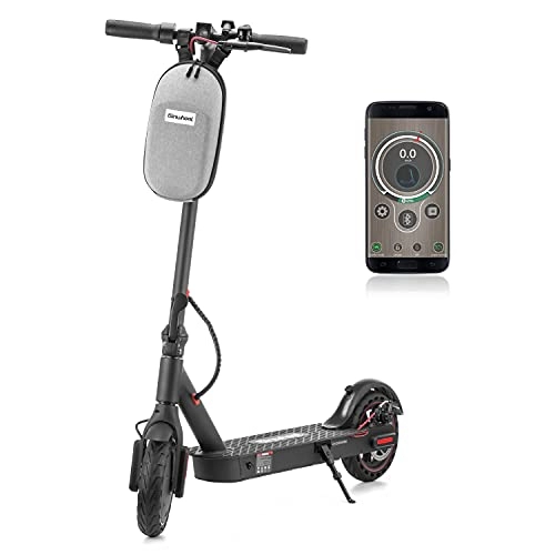 Electric Scooter : Electric Scooter Adults, isinwheel i9 Portable E Scooter with App Control, 25km Long Range, 350W Motor, Fast 25km / h, 8.5-inch Solid Tires Electric Scooters for Adults & Teens Max Load 264 lbs