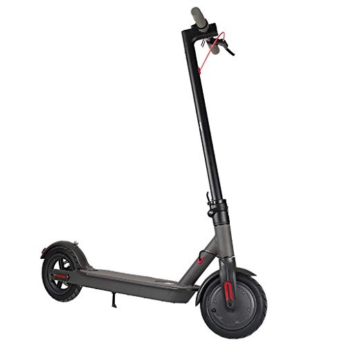 Electric Scooter : Electric Scooter Adults, Powerful Motors, 8.5" Tires, 25km Long Range, E-Scooter, with LED Light Portable Design, Max Load 120kg Commuting Motorized Scooter Suitable for Teenager