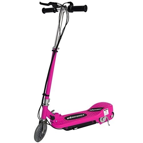 Electric Scooter : Electric Scooter Childrens 120w 24v Escooter Stand Ride On Toy Battery Operated (Pink)