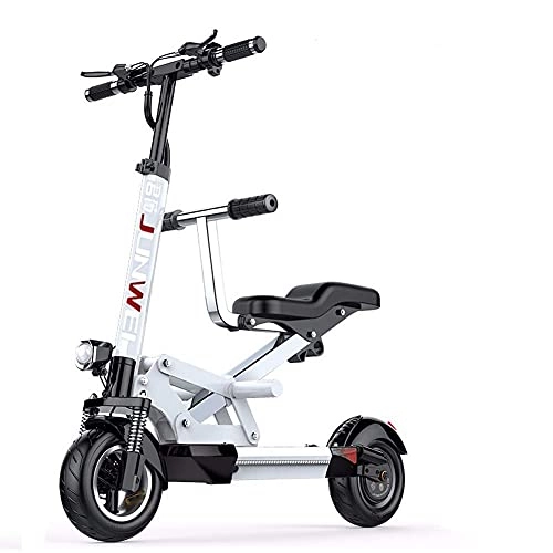 Electric Scooter : Electric Scooter for Adults-500W Motorised Mobility Scooter, 3 Speed Modes Up to 45km / h, with Led Light and Display, Maximum Load 150KG Lightweight Electric Kick Scooters for Adult and Teens Blac