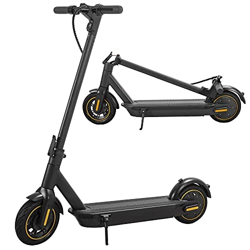 Electric Scooter : Electric Scooter for Adults Teens 55KM Long Range 33KM / H Top Speed 350W Motor 10-inch Air Filled Tires 15Ah Battery Fast Folding Portable Electric Kick Scooter for Commuter