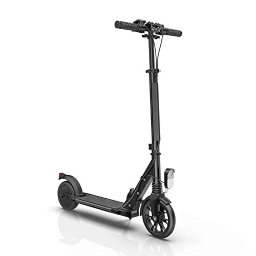 Electric Scooter : Electric Scooter Lightweight Two-Wheel Foldable Electric Scooter Adult Student Alternative Walking Scooter with High Decibel Horn and Headlamp