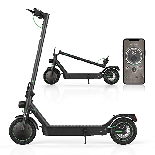Electric Scooter : Electric Scooter MAX - Folding Electric Scooter for Adults 10 Inch Tire, Cruise Speed Control, App Control, Supports up to 120 kg