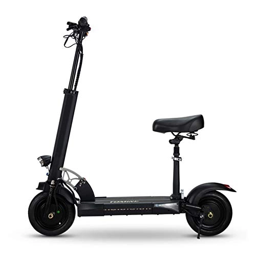 Electric Scooter : Electric Scooter Max Speed 35 Km / h Folding Scooter For Adults And Teenagers Electric Scooter With Seat And Lights 500W Motor