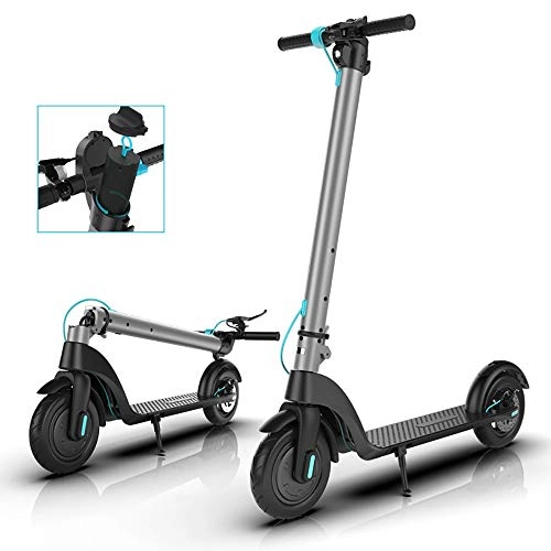 Electric Scooter : Electric Scooter Motor Foldable Scooter, Kick Scooter With LCD Display Super Shockproof 10 / 8.5 Inches Explosion-proof Pneumatic Tire, Three Front And Rear Brakes, maximum Load 100kg