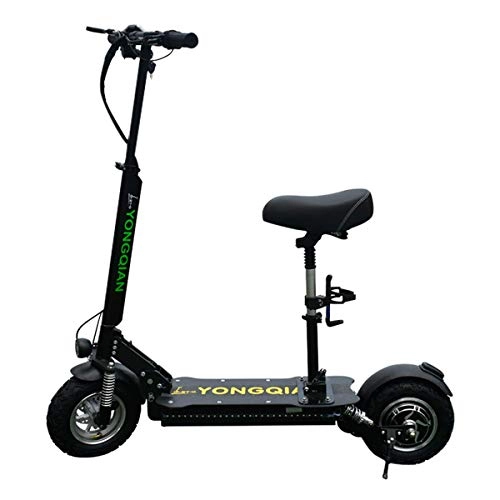 Electric Scooter : Electric Scooter - Portable Folding, 1000W Up to 120 Miles Long & 55 MPH, Off-road Folding Small Battery Car, Portable Folding Commuting Scooter, Discbrake, 90km