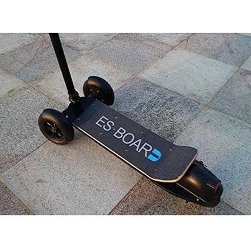 Electric Scooter : Electric scooter Scooter electric Eletric scooter Folding electric car Folding electric car Lightweight scooter Double brake system Three-wheeled electric scooter, black