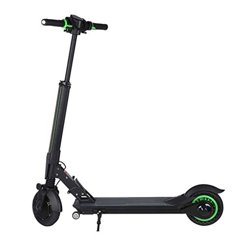 Electric Scooter : Electric Scooter Two-Wheel Foldable Adjustable Height Adult Scooter 250W Brushless Wheel Motor Scooter with Headlights and Bluetooth Adapter