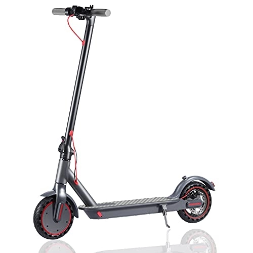 Electric Scooter : Electric Scooter with App Control Folding E-Scooter for Adults 36V / 350W Motor up to 25Km / h & 30Km Range, 8.5" Pneumatic Tire City Scooter with Cruise - for Commuting, School and Travel (100Kg)
