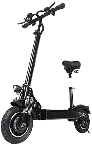 Electric Scooter : Electric Scooter with Seat, Maximum Speed 70 Km / H, Electric Scooter 2000W Dual Motor with Lithium Battery 52V 23.6 AH, Max 250 Kg Load
