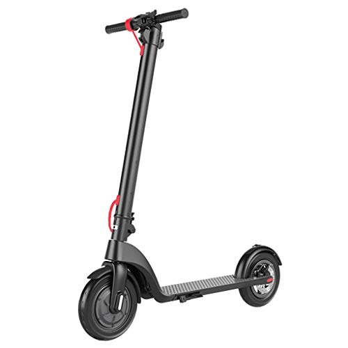 Electric Scooter : Electric Scooters Adult Foldable, Powerful 350W Motor 10 Inch Solid Tire, Supports 100kg Weight, Commuter Street Push Scooter for Teen Urban Scooter, Easy to Carry Light Weight, 20km Long Range