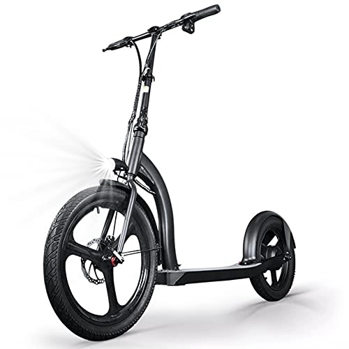Electric Scooter : Electric Scooters Adult, Urban Commuter E-Scooter Folding Fat Tire Electric Scooter, 20'' Pneumatic Tire / 350W Motor / Up To 30MPH / 36V 10Ah Lithium Battery