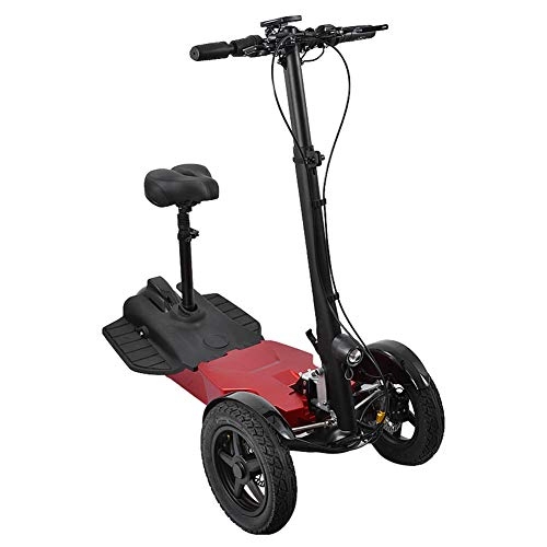 Electric Scooter : Electric Scooters, with Seat 10 Inch 35km / H, Lithium Battery 48V 12AH, 800W Rear Wheel Single Motor Drive With LED Light and HD Display