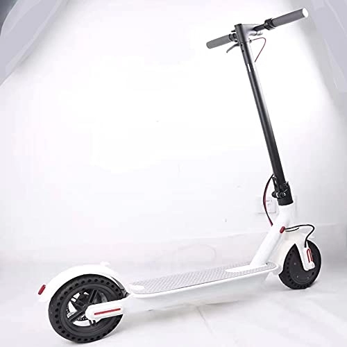 Electric Scooter : Eletric Scooter, electric Scooter Adult and Kids, 350W Foldable Lightweight Powerful Battery Motor Scooter with App Control, LCD Display 3 Speed Modes 20-35km Endurance and Max Speed To25km / h (white)
