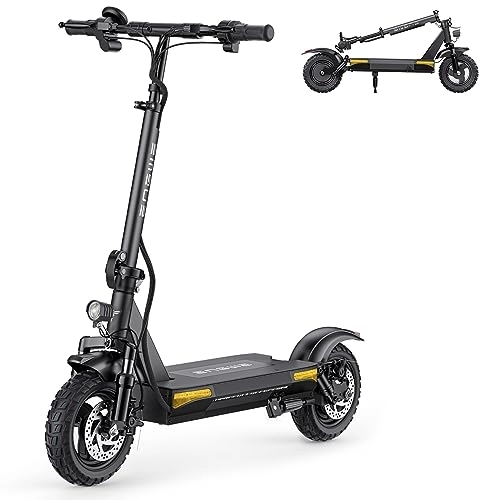 Electric Scooter : ENGWE S6 Electric Scooter for Adults, 48V 15.6AH Battery Up to 25KM / H & 37 Miles Long Range, 10" Vacuum Tires Folding Electric Kick Scooter