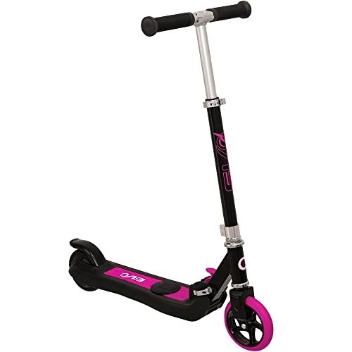 Electric Scooter : EVO Electric Scooter With Lithium Battery VT1 | Pink, 100W Motor, 21.6V, Top Speed 10KM / H, Max.Weight 50kg, Folding E-Scooter, For Boys & Girls Kids Ages 6+