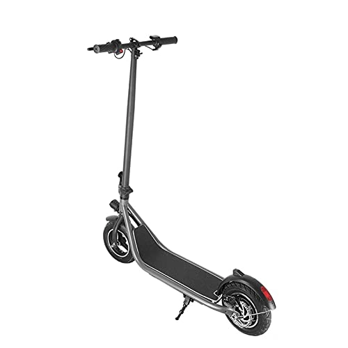 Electric Scooter : FBKPHSS Electric Scooter, 10 inch Foldable Electric Scooter for Adult 350W Portable Aluminium Scooter Waterproof Grade IP54 for Urban Commuting Use